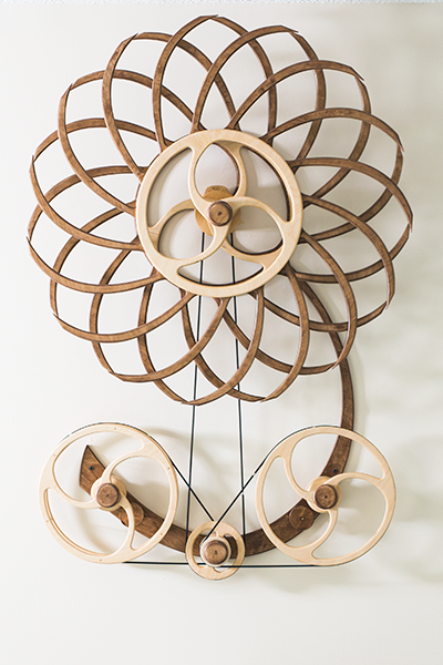Dimensions kinetic sculpture by David C. Roy