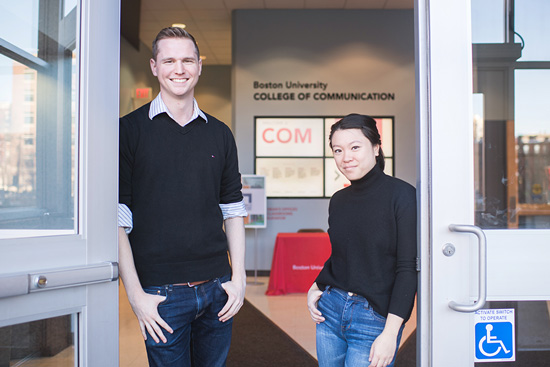 Rob Carter and Sarah Toy