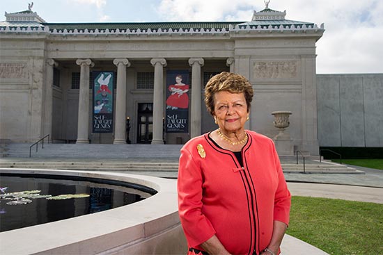 Portrait of Sybil Haydel Morial, author of the book Witness to Change: From Jim Crow to Political Empowerment