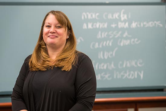 Maura Landry, Massachusetts Municipal Police Training Committee sexual assault coordinator, one of the sexual assault investigation certification training instructors.
