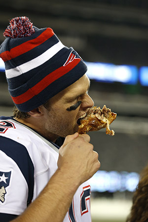 Whether Tom Brady—treating himself to a rare drumstick after winning February’s Super Bowl—eats a manly diet was a subject that came up in a BU course exploring America’s many notions of masculinity.