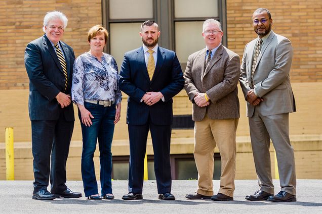 from left, Fielder, Nee, Stone, Camillo, and Benton