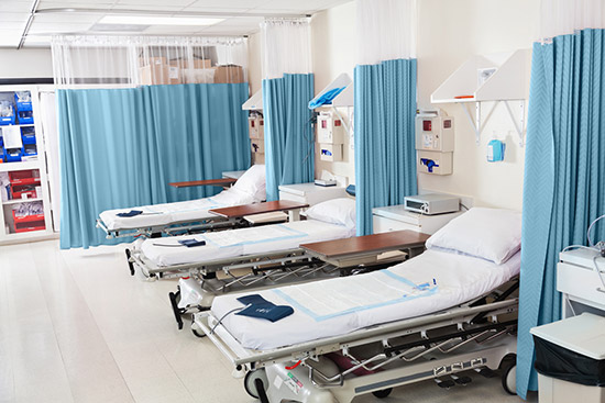 hospital beds