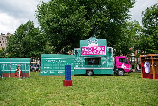 truck modeled after Green Monster