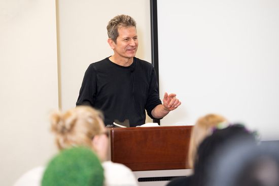 Rick Heinrichs teaching a class