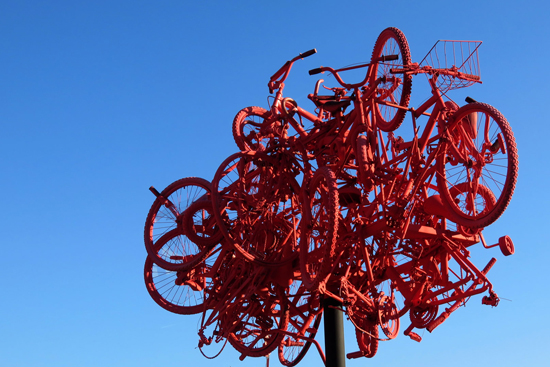 bike sculpture