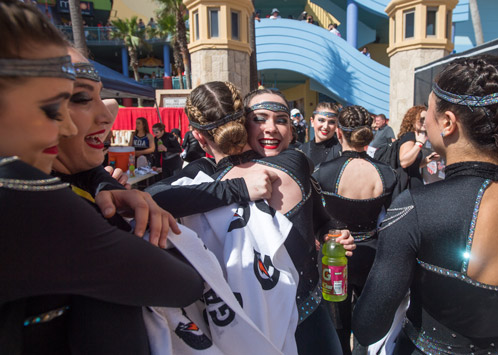 girls embrace