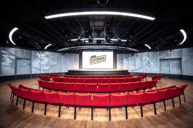 Inside CitySpace at the Lavine Broadcast Center