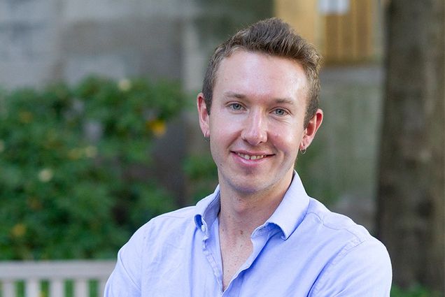 Portrait of James Uden, Associate Professor of Classical Studies at the Boston University College of Arts & Sciences