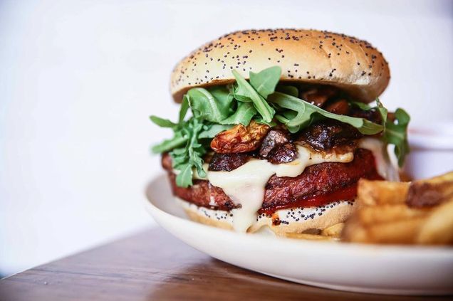 The Luxe Burger from Veggie Grill