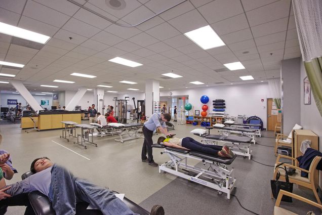 A photo of the BU Physical Therapy Center