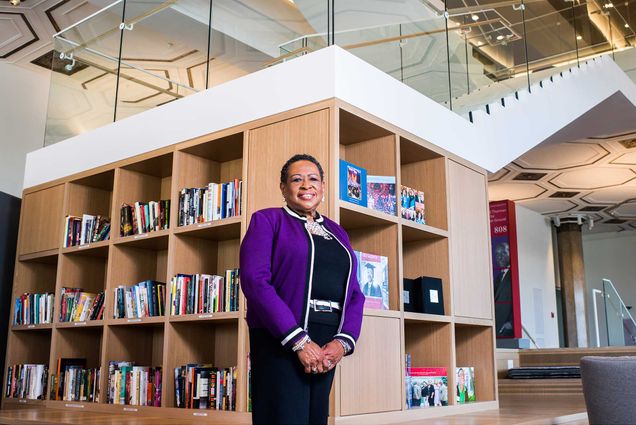 Portrait of Katherine Kennedy at the Howard Thurman Center for Common Ground