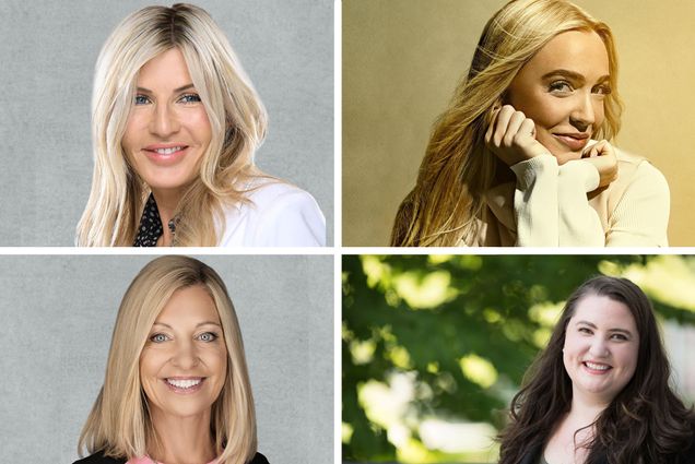 a composite image with pictures of Donda Mullis, Karen Lynch, Alexandra Cooper, and Nicolle Black