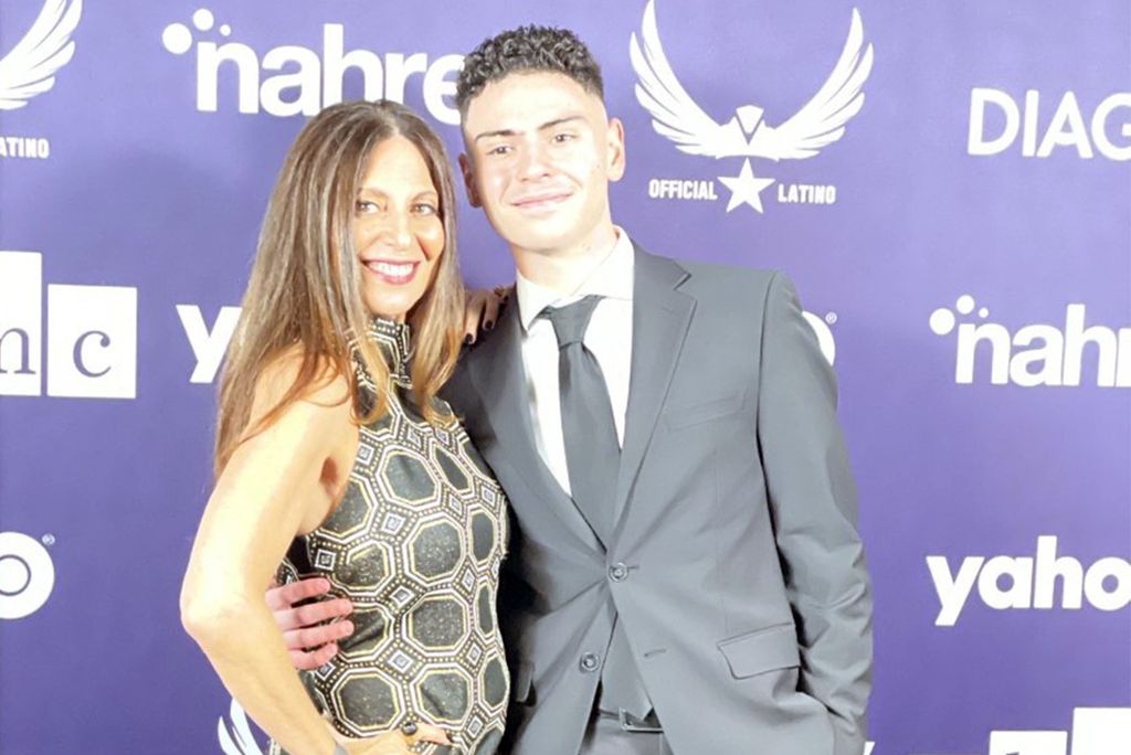 Renaissance man: Diran Shahrik wrote the short film Picking Daisies [https://www.imdb.com/title/tt15425250/], about a man struggling with a moral choice. It was shown at the 2021 Official Latino Film and Arts Festival [https://officiallatino.com/], which he attended with his mother. Photo courtesy of Shahrik