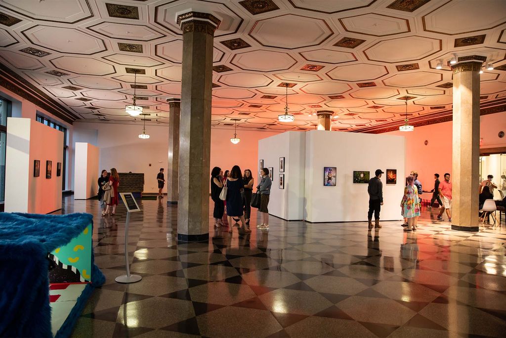 Visitors to the newly remodeled 808 Gallery can interact with Dreamscapes, an exhibition of Jaina Cipriano’s photography and installation art.