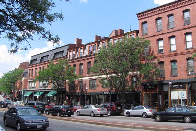 Photo: Washington Street in Brookline Village, MA