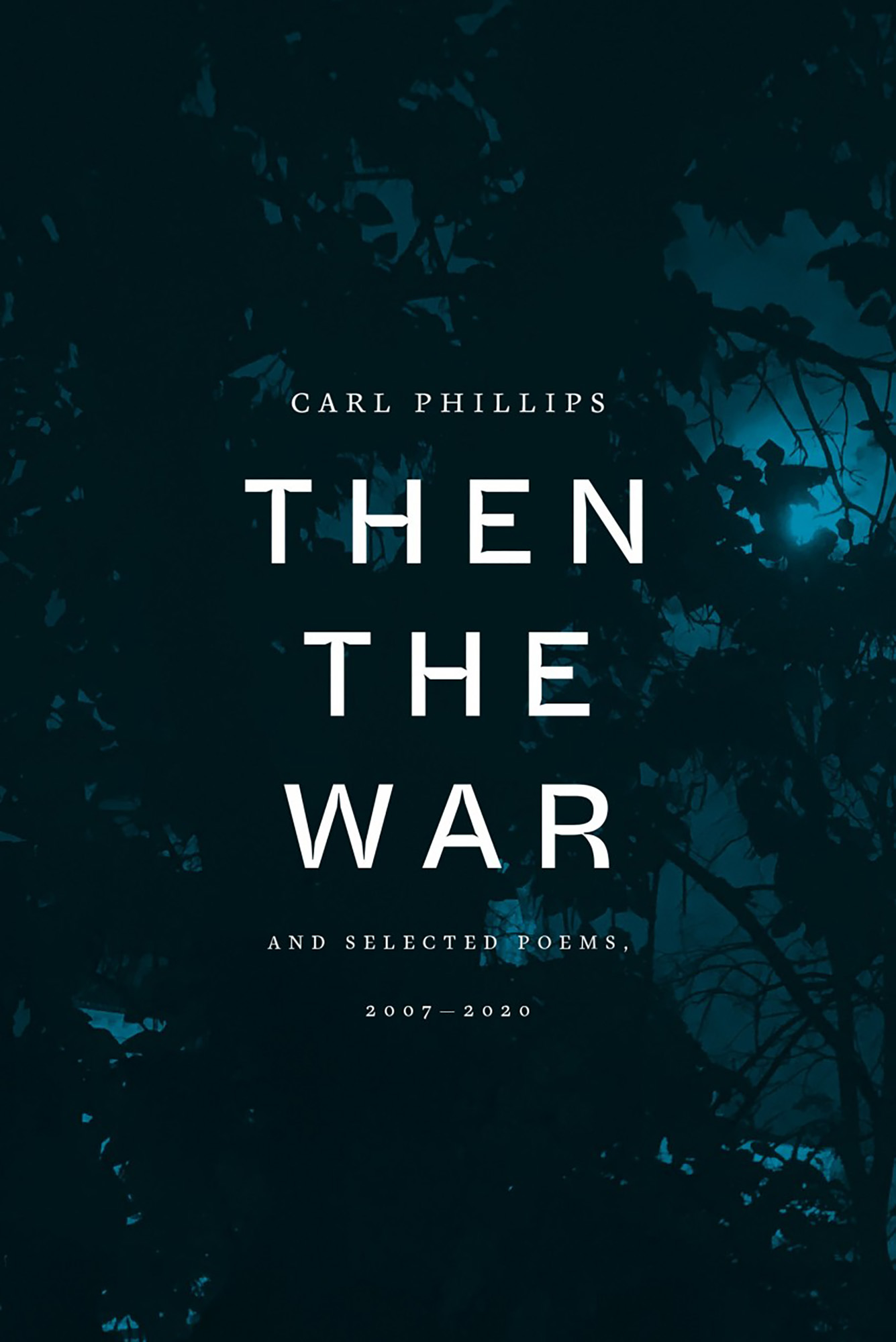 Photo: Blue and black marble back drop with white bold text overlay that reads THEN THE WAR