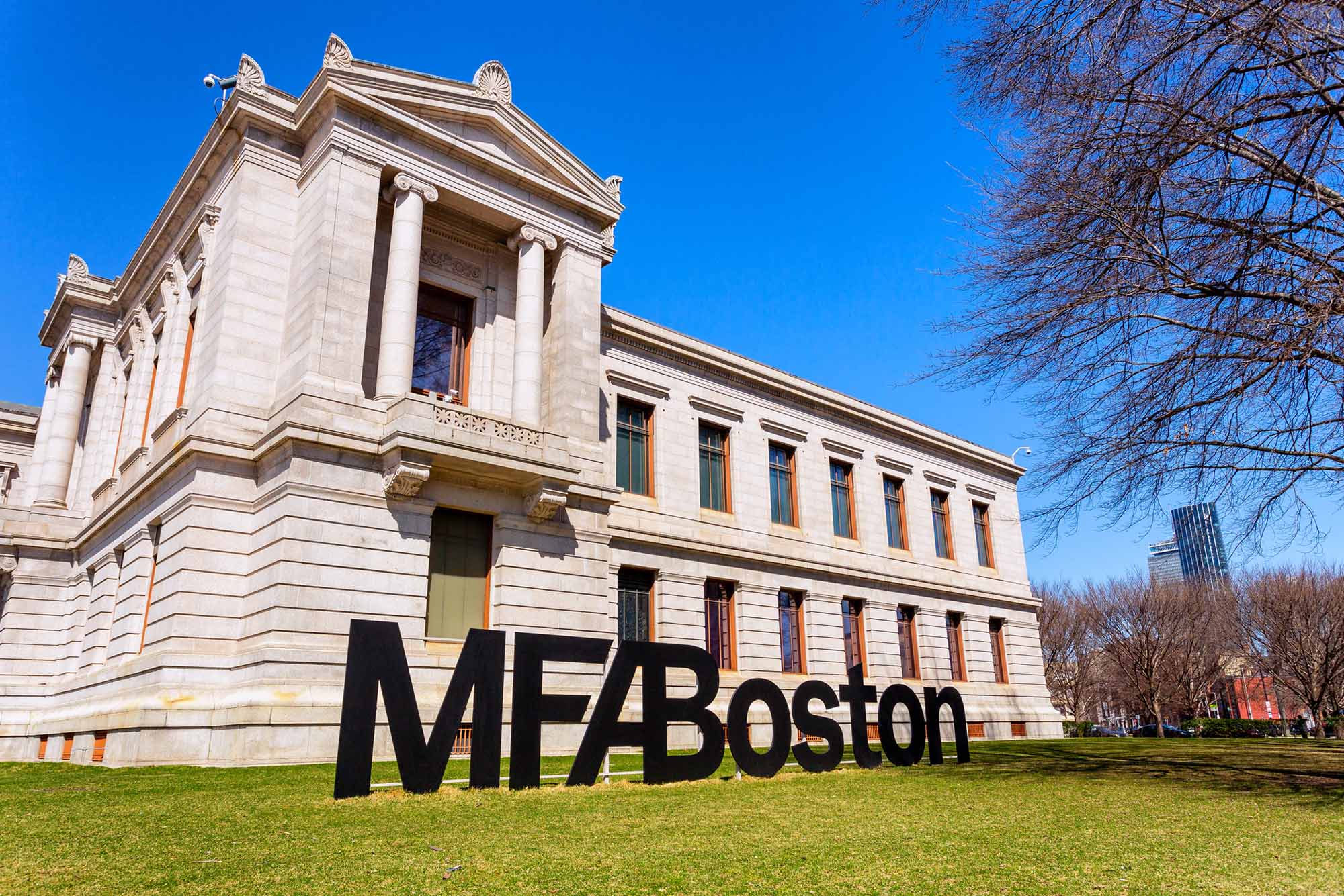 Photo: A stock photo of the MFA building at Boston.