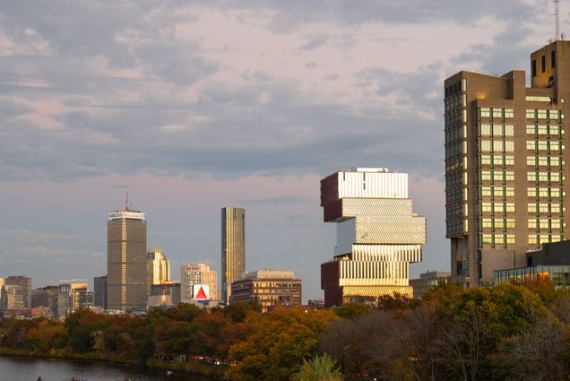 Photo: Boston Skyline as seen from the Boston University Bridge