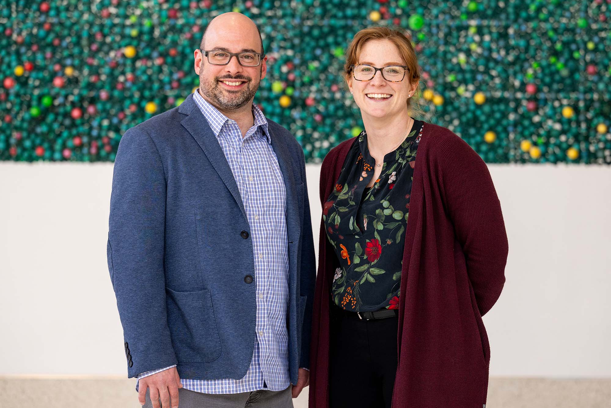Photo: Emily Stephen, David Boas (not pictured) and Mike Esterman are one of the teams warded the Rajen Kilachand Fund for Integrated Life Sciences & Engineering.