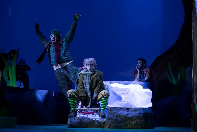 Photo: The leads in Wheelock Family Theatre's Frog and Toad