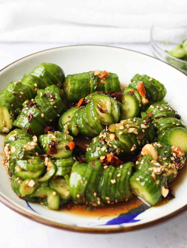 Asian Cucumber Salad.