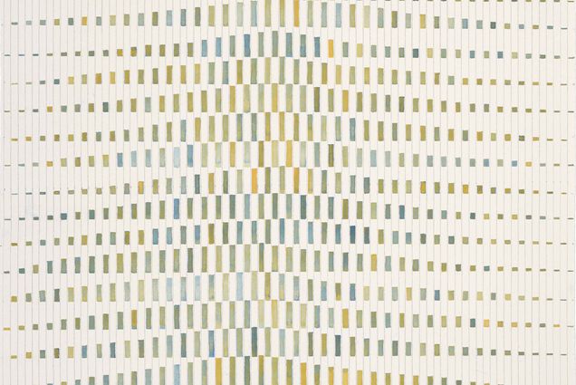 Untitled (March 8, 2023), watercolor and pencil on paper, 20” x 16”. From the collection of James A. Garfield of San Francisco