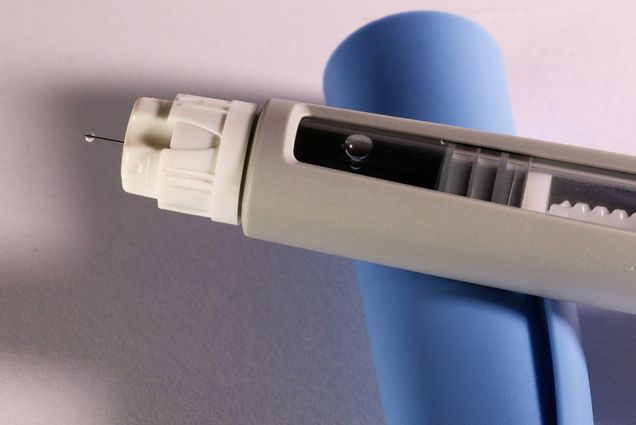 An injector for Semaglutide, a GLP-1 drug that helps many people living with diabetes and obesity. Photo via Unsplash/Haberdoedas