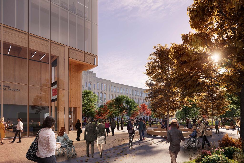 Photo: A rendering of what Boston University's new Pardee School of Global Studies building will look like once construction is complete