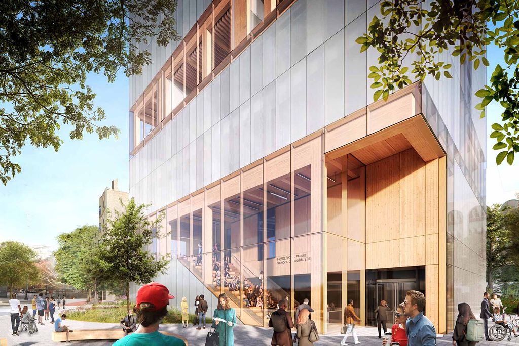Photo: A rendering of what Boston University's new Pardee School of Global Studies building will look like once construction is complete