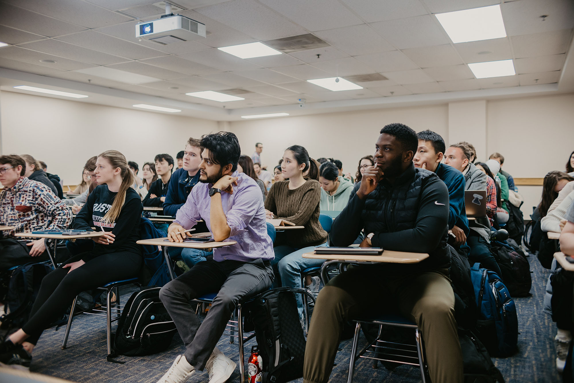 Photo: A Boston University classroom