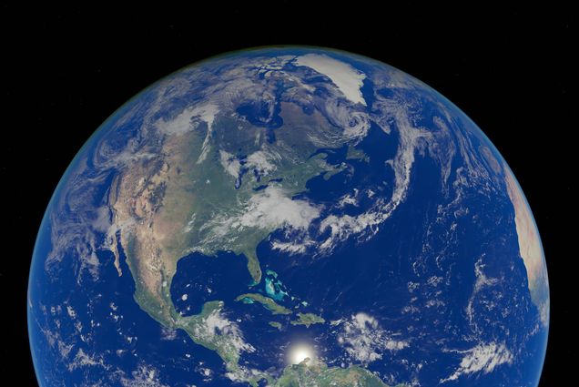Photo: A view of Earth from space