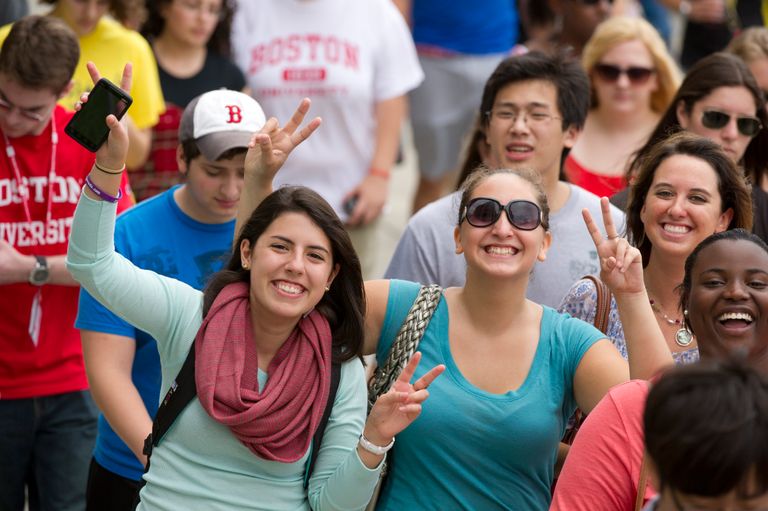 Group of students at pre-matriculation parade