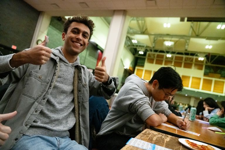 Students Playing Bingo in the GSU