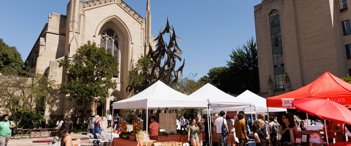 Sustainability Festival on Marsh Plaza in 2023