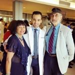 (Dr. Sannaa center Dr. Allukian on right)