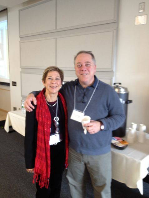 Food&City1 Conference Organizer Robyn Metcalfe with Keynote Speaker Ken Albala