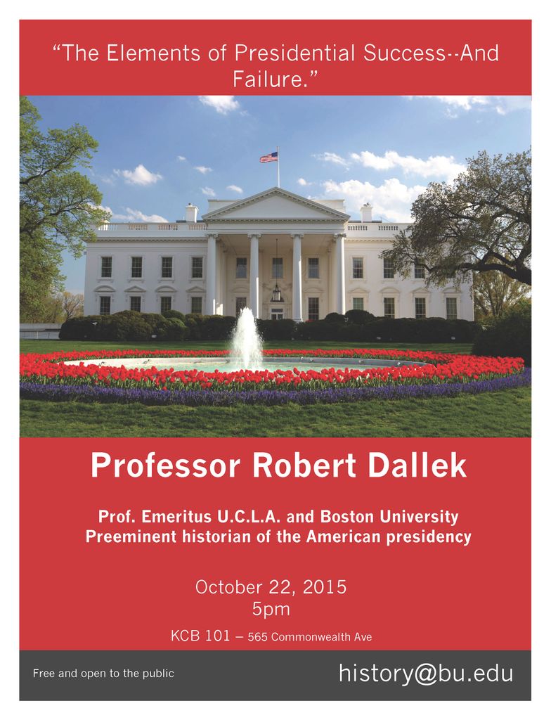 dallek talk oct. 2015