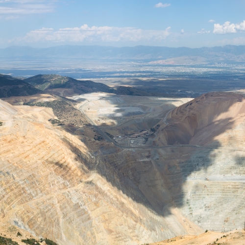 Excavated mine