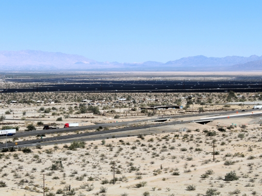 Desert Center solar enclosure.