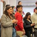 Attendees having fun at a workshop