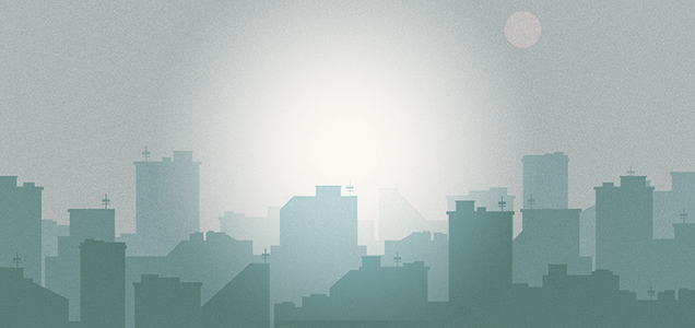 animated image of city