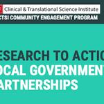 graphic for event: Research to Action: Local Government Partnerships