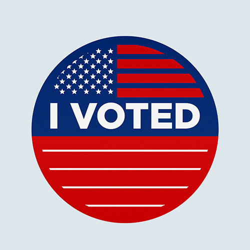 I voted