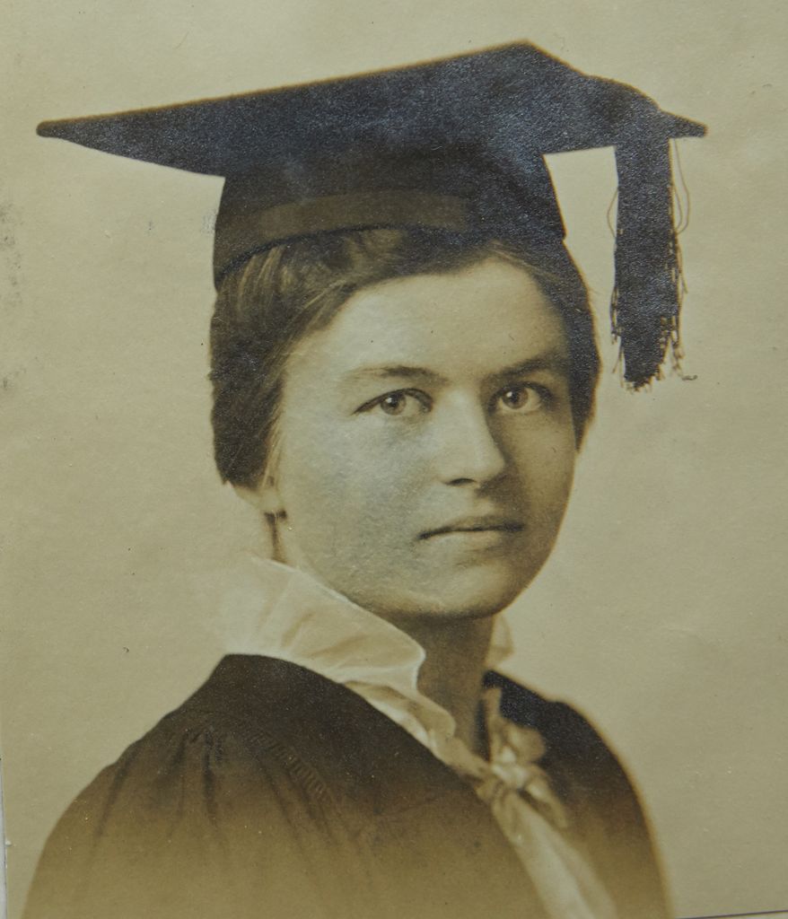 Blanche Crozier ('33) as a Radcliffe graduate in 1915