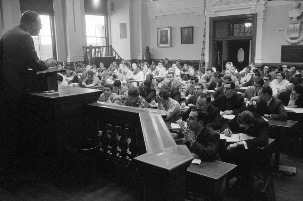 Dean Hettrick teaching in 1958