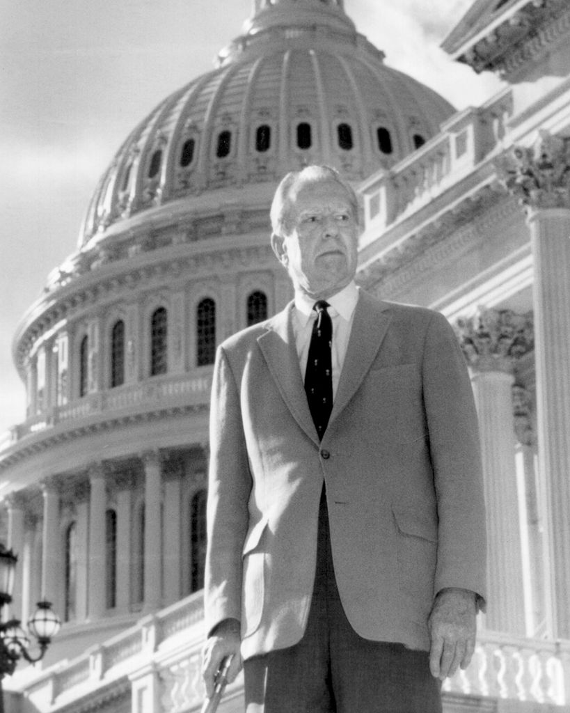 Robert Stafford in front of the US Capitol Building
