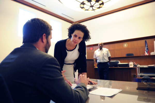 lawyers in court