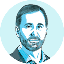 Illustration of David H. Webber