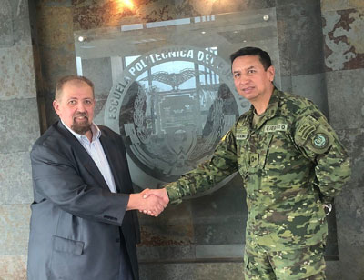Dr. Chitkushev and Rector Villavicencio